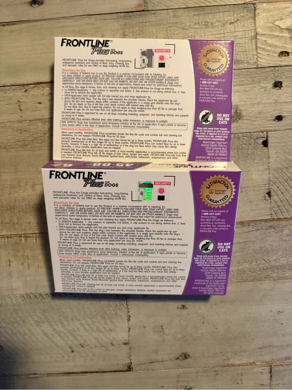 NEW 12 Monthly Doses of Frontline Plus for Large Dogs